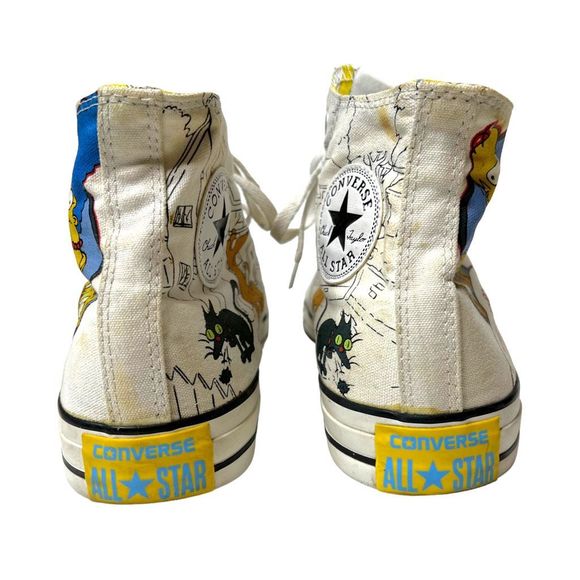 The Simpsons x Converse All Star Graphic 25 Years Hi-top Sneakers Size Men’s 11 - Picture 7 of 11